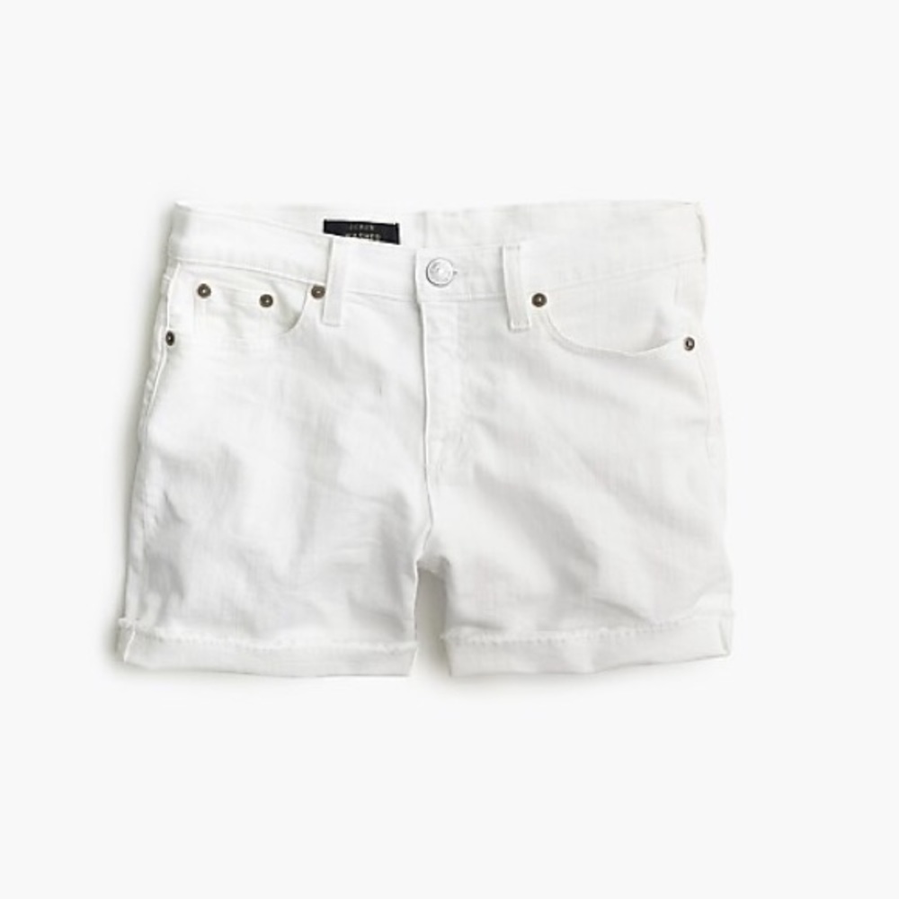 J.Crew White Denim Shorts